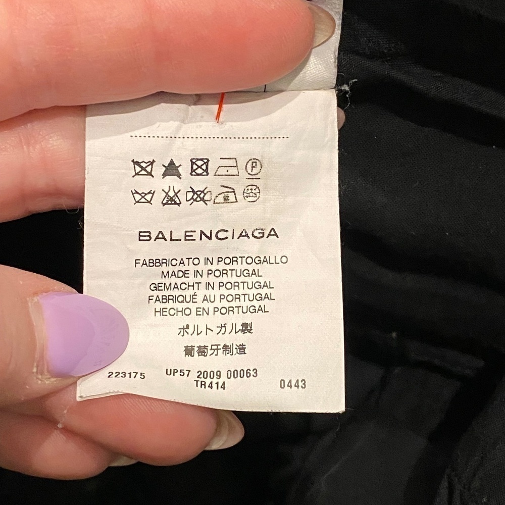 Balenciaga Straight leg pants black 16454 - Picture 8 of 13